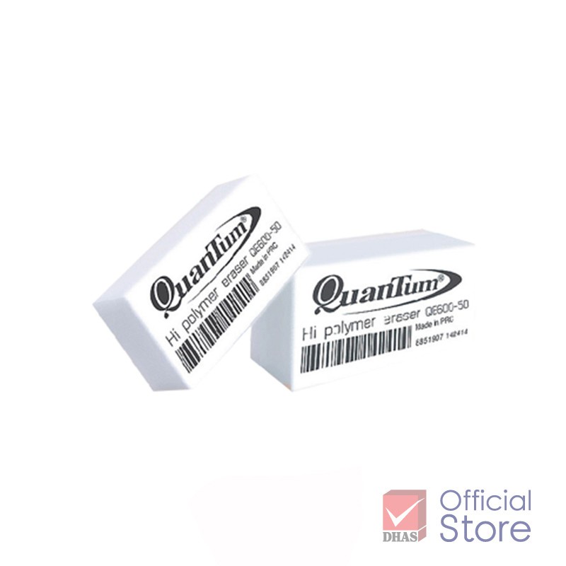 Gôm, tẩy bút chì QTM QE600-50 Trắng QuanTum