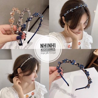 Cài tóc bờm tóc pha lê đính đá thời trang phong cách hàn quốc 555