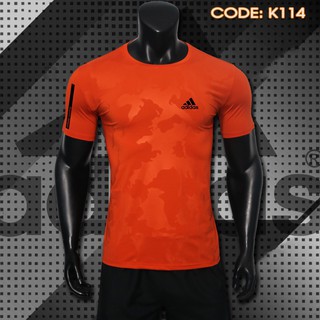 Áo thun nam, Áo ngắn tay không cổ (Thun lạnh) form chuẩn size M-2XL K114-New, 6 màu:  Đen, Xanh đen, Xanh bích