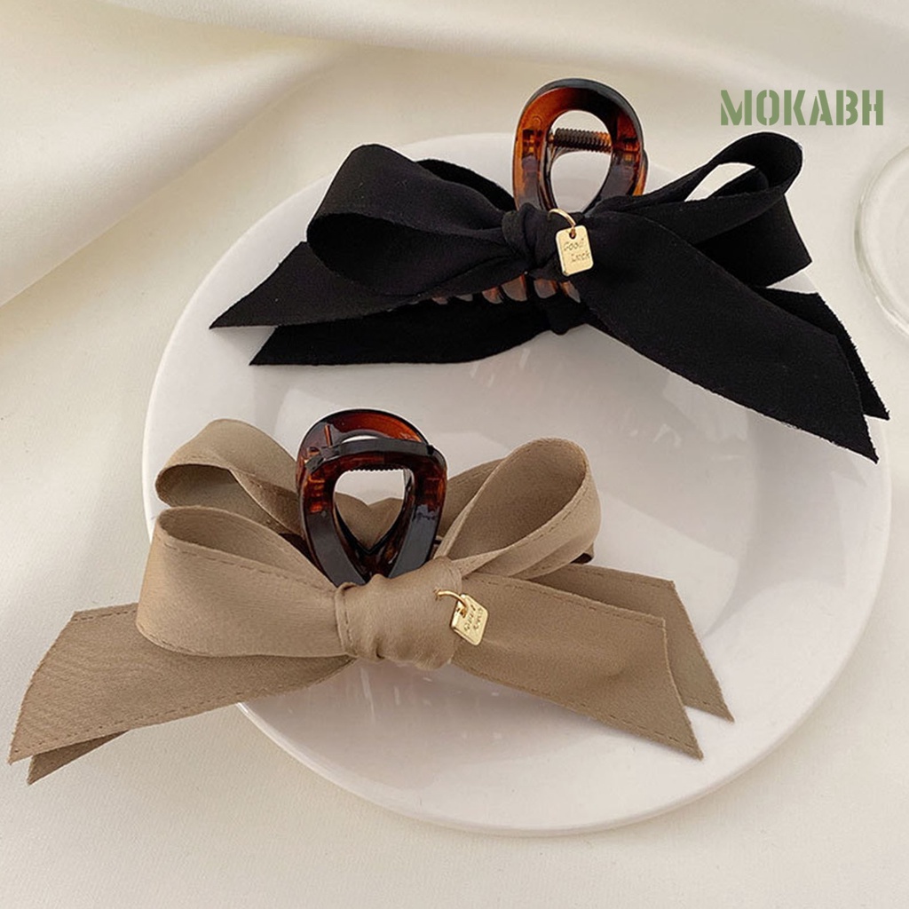 Kẹp Tóc Càng Cua Bằng Vải Lấp Lánh Chống Trượt Ổn Định Cho Nữ