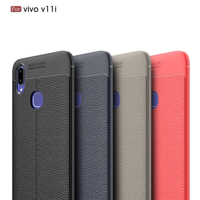 Ốp Lưng Silicon Vân Da Choa Vivo V11i (Auto Focus)