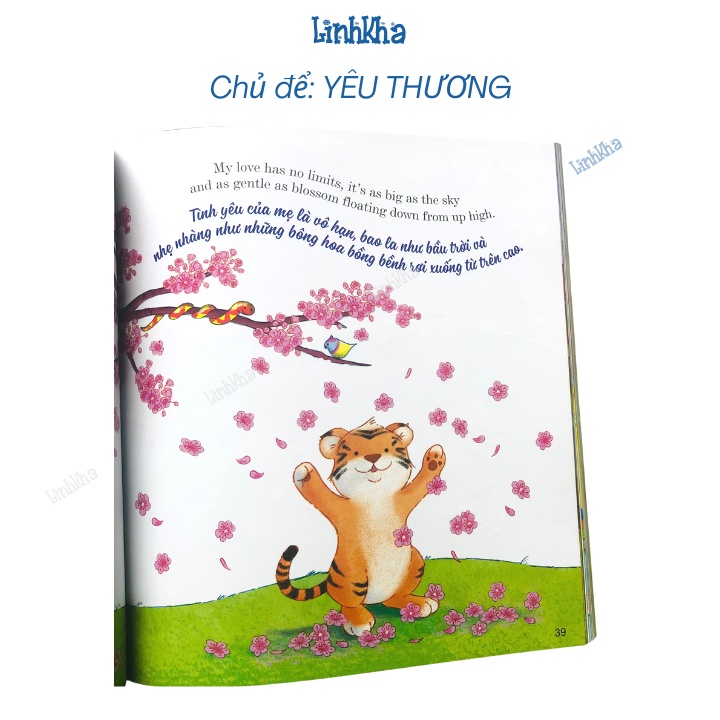 Sách Thiếu Nhi Truyện Kể Trước Khi Đi Ngủ - Song Ngữ Anh Việt - Chủ Đề Yêu Thương - Tân Việt