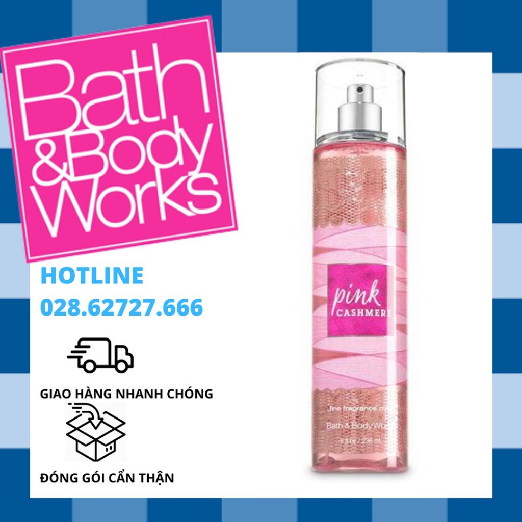 Xịt Thơm Toàn Thân Bath And Body Works - Pink Cashmere Body Mist (236ml)