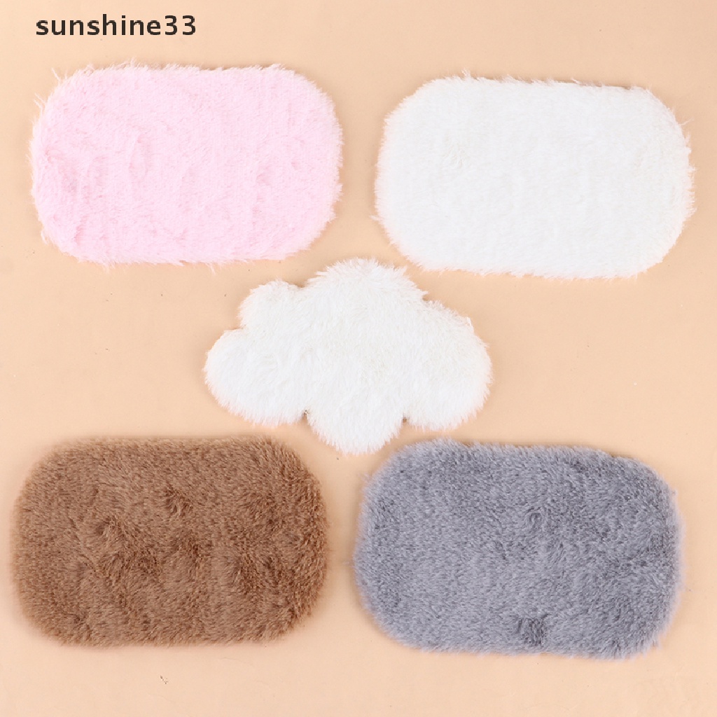 Thảm lông trải sàn trang trí nhà búp bê tỉ lệ 1: 12