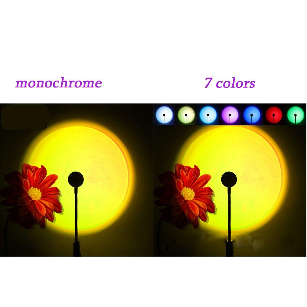 Đèn LED 7 Màu Hình Hoàng Hôn Trang Trí Nhà Cửa