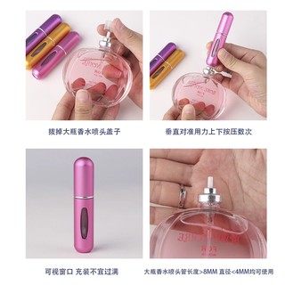 Bình xịt mini đựng nước hoa 5ml