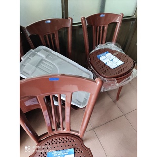 Ghế nhựa giả mây vuông duy tân