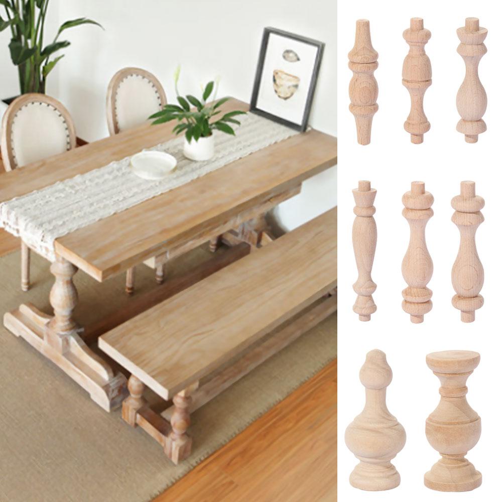 Chân Ghế Gỗ Chạm Khắc Phong Cách Châu Âu Cổ Điển Chất Lượng Cao