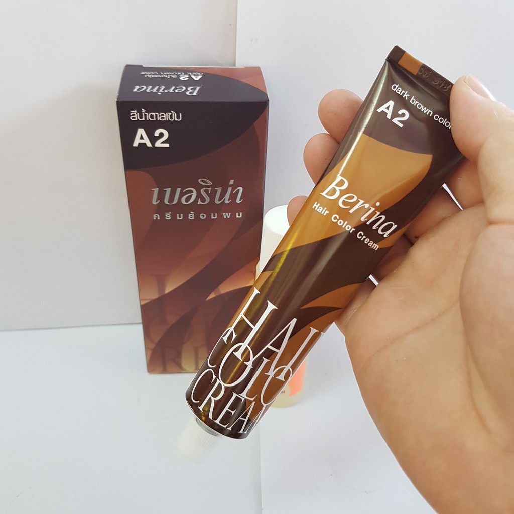 Thuốc Nhuộm Tóc Berina A1,A2 Thái Lan 60ml