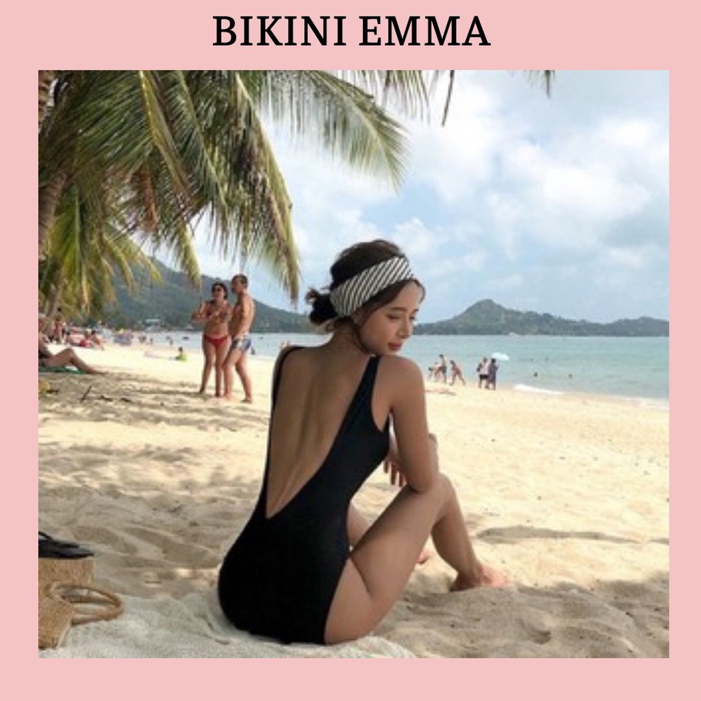 Bikini liền khoét lưng sexy (hình thật chụp sàn)