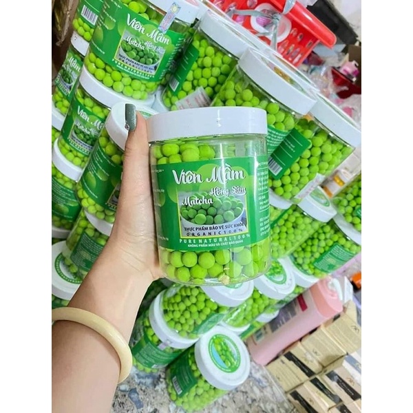 500gr Viên Mầm Đậu Nành Hồng Sâm Matcha Nở Ngực, Tăng Vòng 1, Đẹp Da | BigBuy360 - bigbuy360.vn