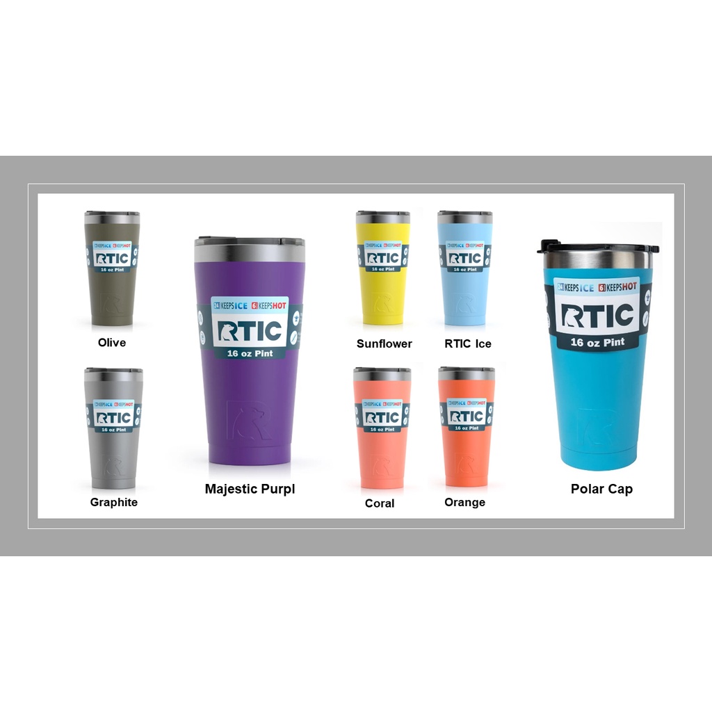 Cốc giữ nhiệt Tumblers Rtic 16oz