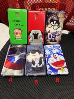Ốp lưng samsung note 4 dẻo in hình dễ thương