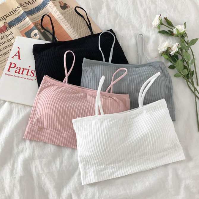 Áo Bra Quây gân tăm 809,bra học sinh,sinh viên