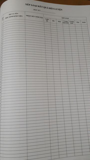 Combo 10 sổ lên lớp theo thông tư 23/2018