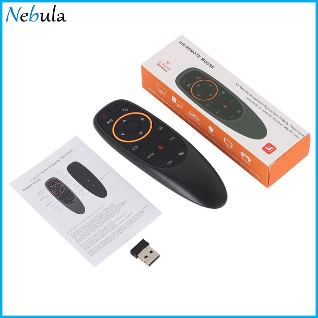 2.4GHz Wireless Voice Air Mouse Microphone Remote Control for Smart TV Android Box PC