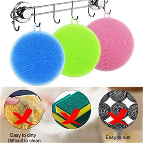 Miếng Rửa Chén Bằng Silicone Cao Cấp Tiện Dụng