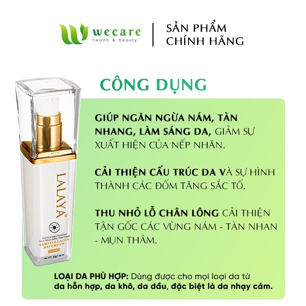 Kem Giảm Nám LALAYA Dành Cho Mọi Loại Da 30g