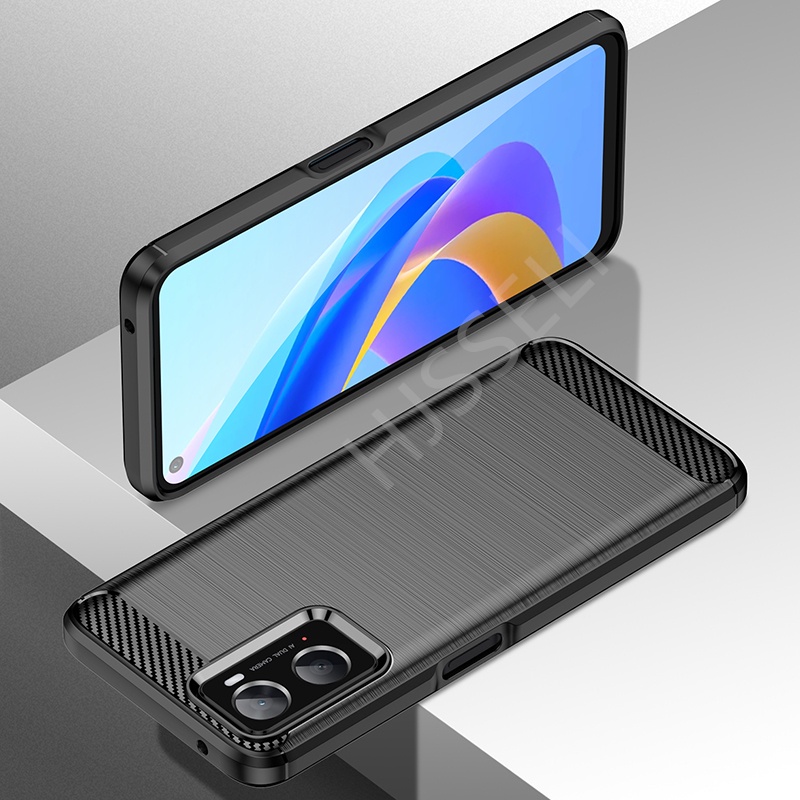 Ốp Điện Thoại TPU Dẻo Sợi Carbon Cho Oppo A76 OPPOA76 A 76