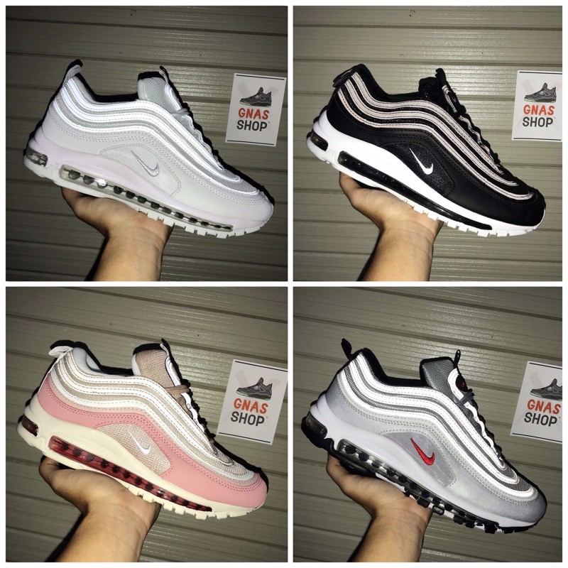 Airmax 97 [Phản quang 4 viền] Giày thể thao nam nữ màu max 97 - đế đệm khí | BigBuy360 - bigbuy360.vn