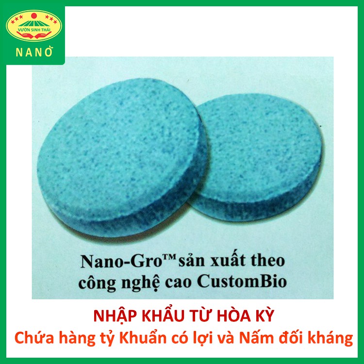 Nấm đối kháng Trichoderma Bacillus NANO nhập khẩu từ Mỹ (viên nén)