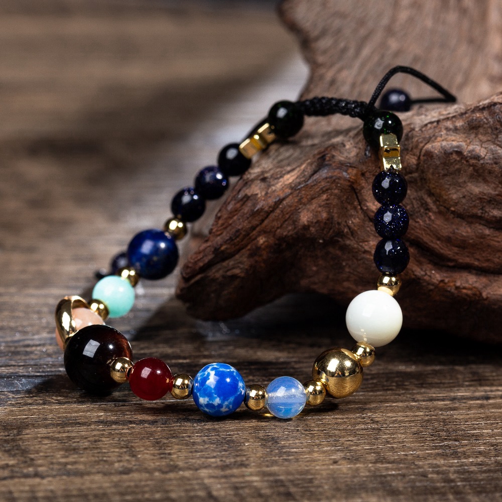 Vòng tay hình hệ mặt trời cho nam và nữ