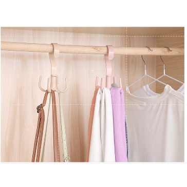 Móc phơi đồ thiết kế 4 móc nhỏ có thể xoay đa năng tiết kiệm không gian độc đáo