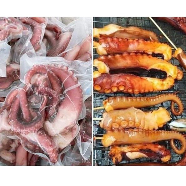 1Kg Râu bạch tuộc khổng lồ nướng, xào,...