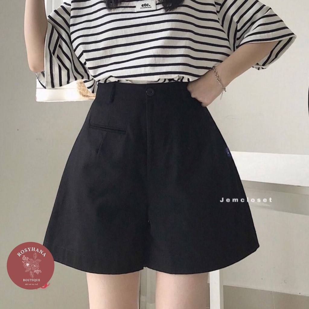 Bộ Sọc Ngang Tay Lửng Quần Cạp Cao Chất Liệu Su Mềm _ROSYHANA_CÓ ĐÁNG GIÁ VÀ VIDEO