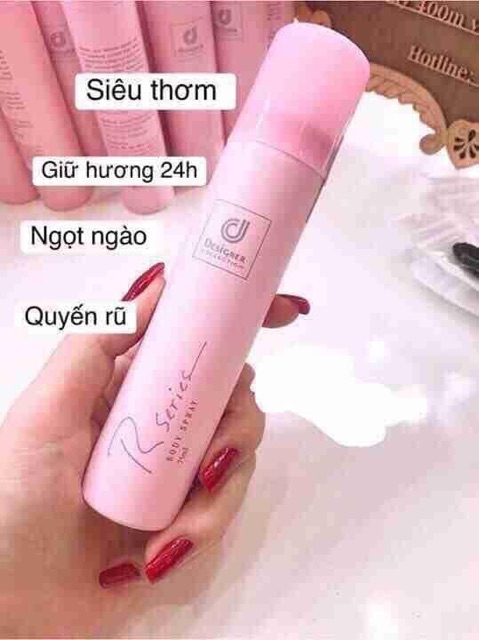 Xịt thơm toàn thân Rseries 75ml