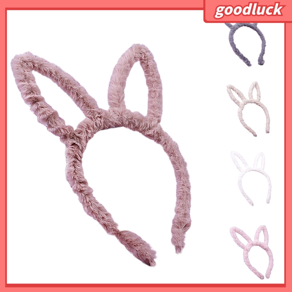 Băng Đô Cài Tóc Hình Tai Thỏ Dễ Thương Cho Bé Gái