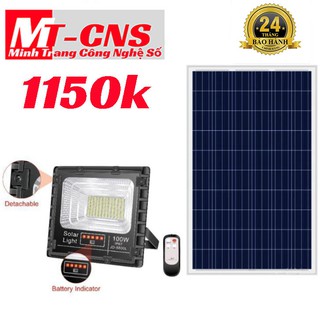 Đèn pha led năng lượng mặt trời jindian 100w jd-8800l