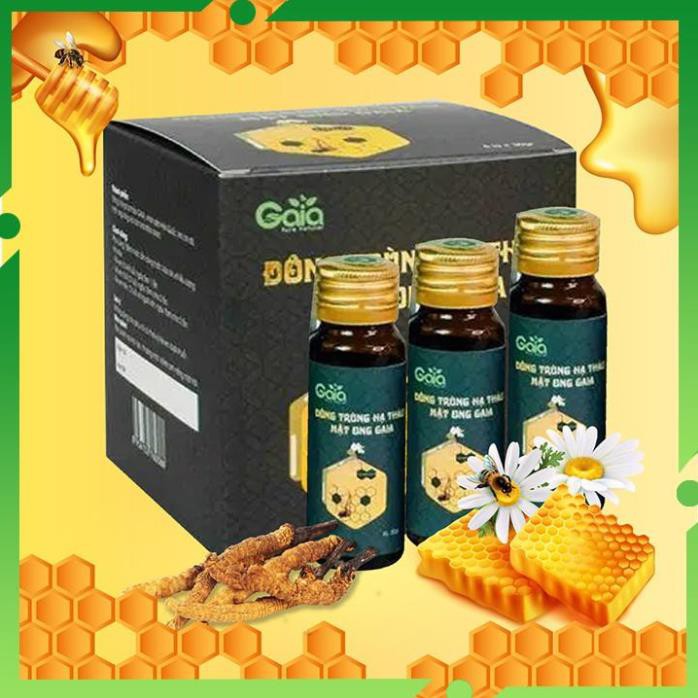 Đông trùng hạ thảo mật ong Gaia - Bổ thận tráng dương, bồi bổ cơ thể, bổ phế, giảm lão hóa.