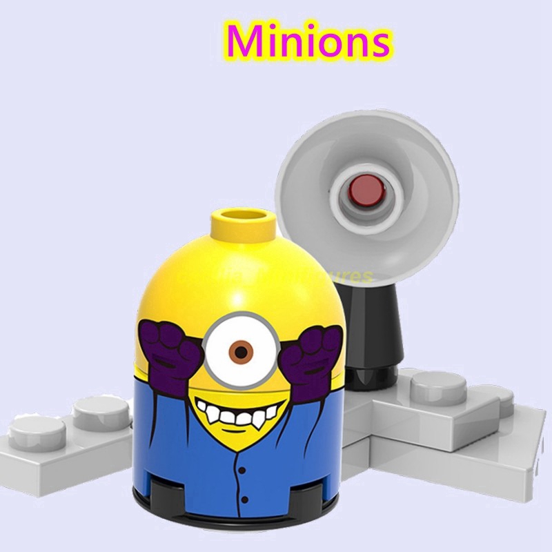 Đồ chơi Lego mini hình Minion hoạt hình dễ thương bắt mắt