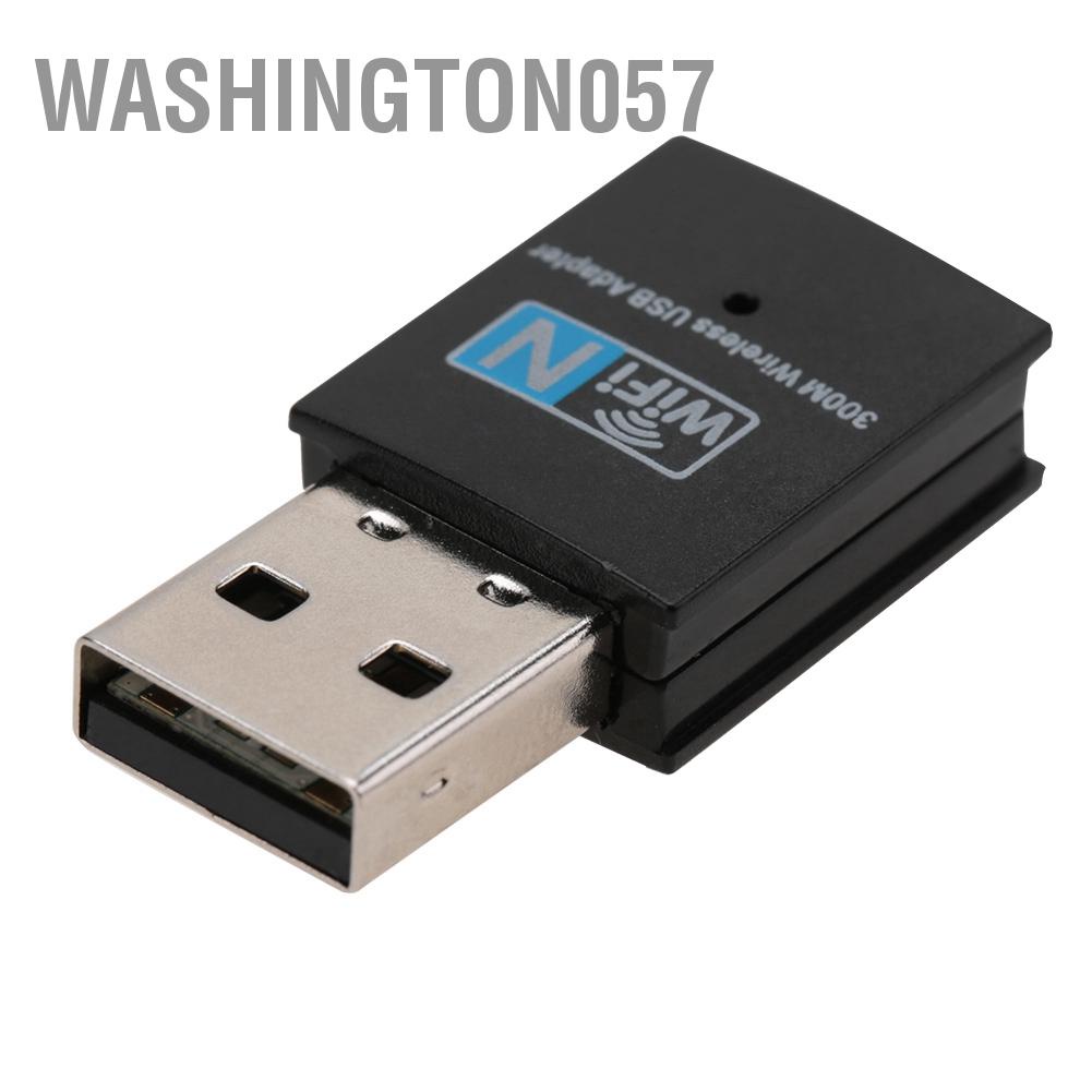 Washington057 Mini USB LAN Network Card Wifi Adapter USB2.0 WiFi Receiver 300Mbps