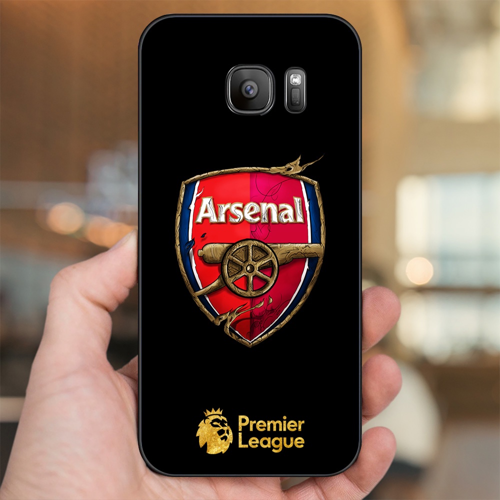 Ốp lưng Samsung S6, S6 Edge, S6 Edge Plus, S7, S7 Edge viền đen in hình Arsenal FC