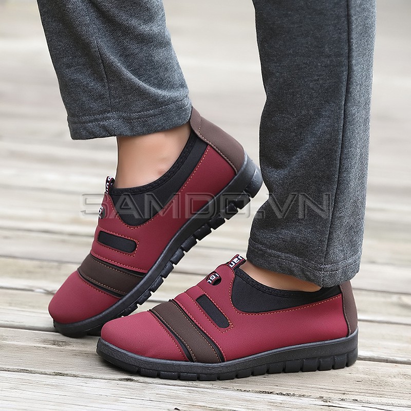 Giày da cao cấp, giày lười nữ, siêu êm đàn hồi nhẹ nhàng đế chống trơn trượt  - LIG007