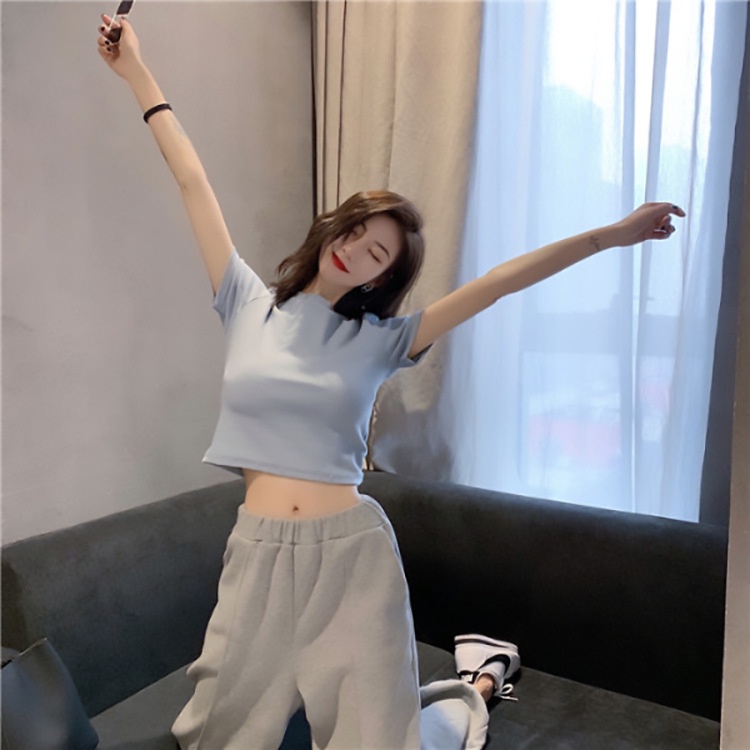 Áo Lửng Màu Trơn Phong Cách Hàn Quốc Thời Trang Cho Nữ