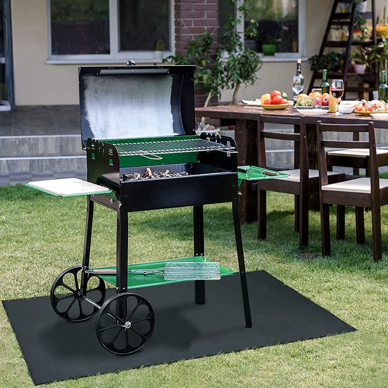 Thảm Nướng BBQ Ngoài Trời Chống Thấm Nước / Dầu / Cháy Tiện Dụng