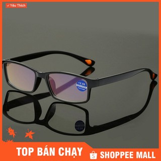 freeship Kính viễn thị ,kính lão mắt sẵn độ gọng khung mắt vuông nhẹ Nam nữ nhật bản cao cấp(KVN191)