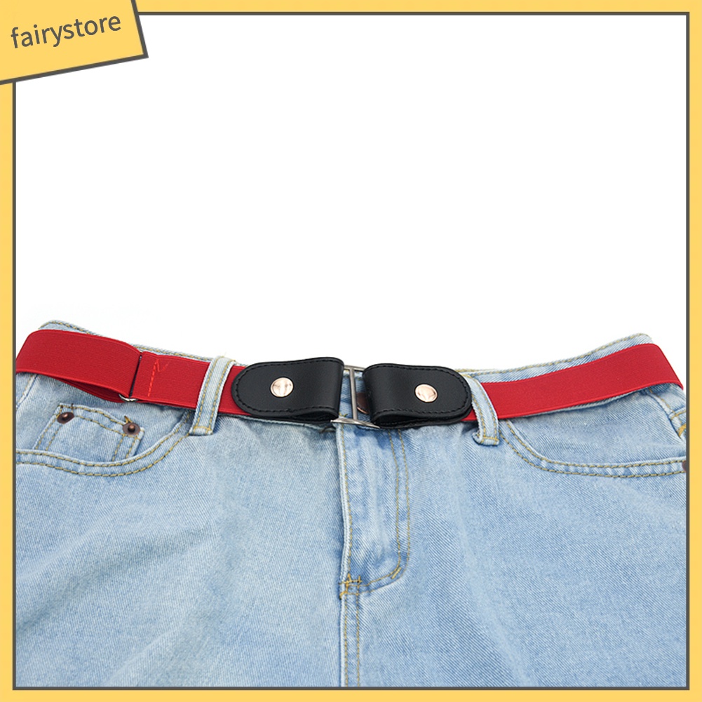 Thắt lưng da giả phối nút kim loại độc đáo thời trang