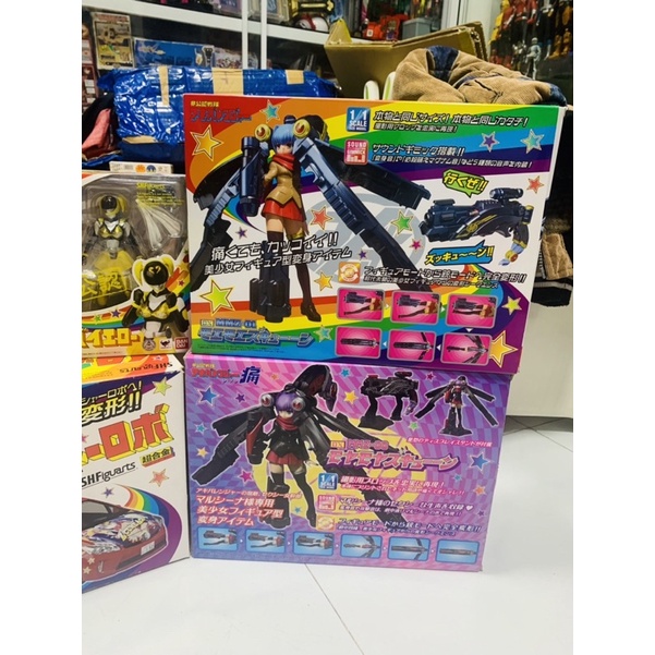 Đồ chơi siêu nhân  Sentai Akibaranger Itasha Robo Chogokin Bandai Japan Nguyên Set