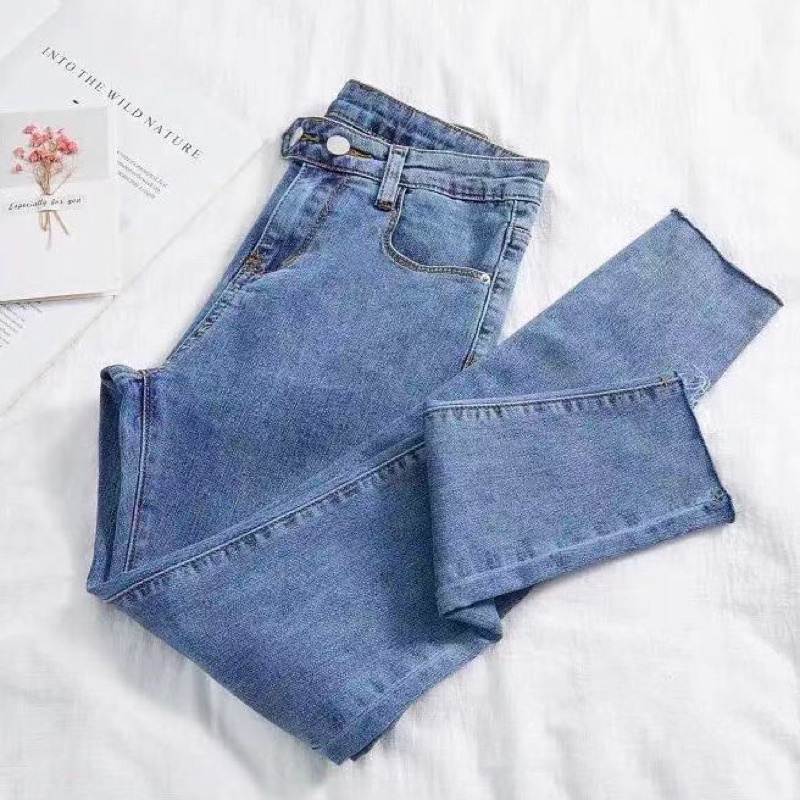 Quần Jean Skinny Nữ dáng ôm lưng cao