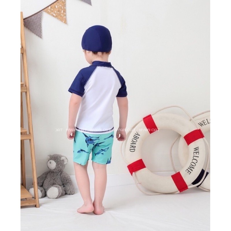 Bộ đồ bơi dành cho bé trai momasong, bộ quần áo bơi mùa hè mã C11