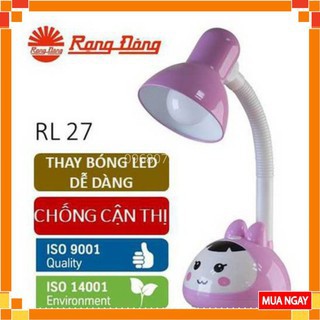 Đèn bàn đèn học LED 5W bảo vệ thị lực chống cận thị Rạng Đông hình thú dễ thương RD- RL27 tiết kiệm điện năng