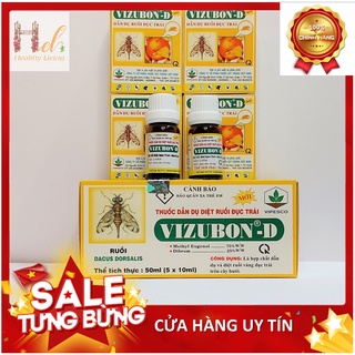 Thuốc diệt ruồi vàng đục trái vizubon-d - trị ruồi vàng đục trái dưa các loại, bưởi...