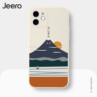 Ốp lưng JEERO hoạt hình dễ thương thích hợp cho iPhone 15 14 13 12 11 Pro Max SE 2020 X XR XS 8 7 6 6S Plus kute HFC337
