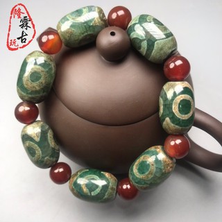 Vòng tay chuỗi hạt đá mã não phong cách Tây Tạng