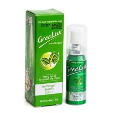 Xịt thơm miệng thảo dược Greelux hương bạc hà-12ml