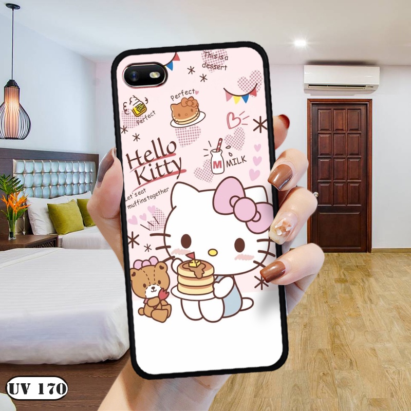 Ốp lưng OPPO A1K - Lưng nhám viền dẻo in 2D